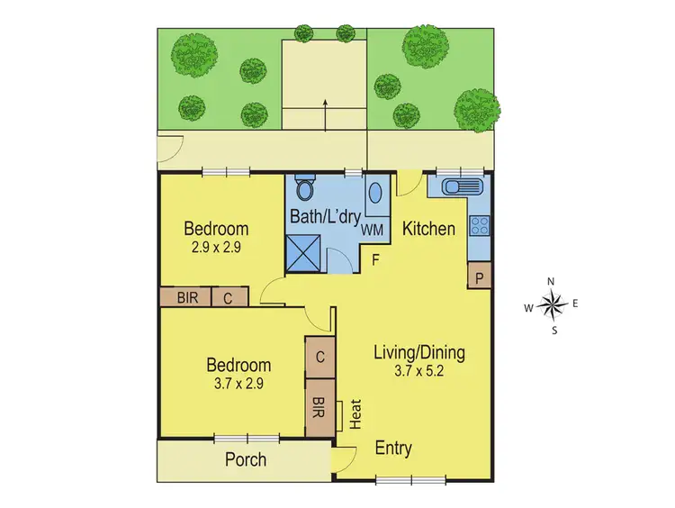Floorplan of Homely unit listing, 5/38 Pride Avenue, Hamlyn Heights VIC 3215