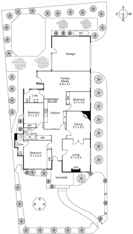 Floorplan of Homely house listing, 14 Cheeseman Avenue, Brighton East VIC 3187
