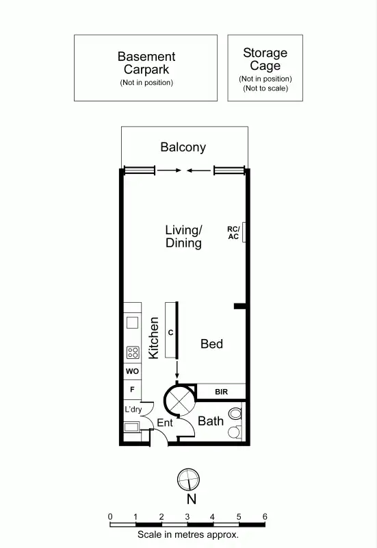 Floorplan of Homely apartment listing, 406/7 King Street, Prahran VIC 3181