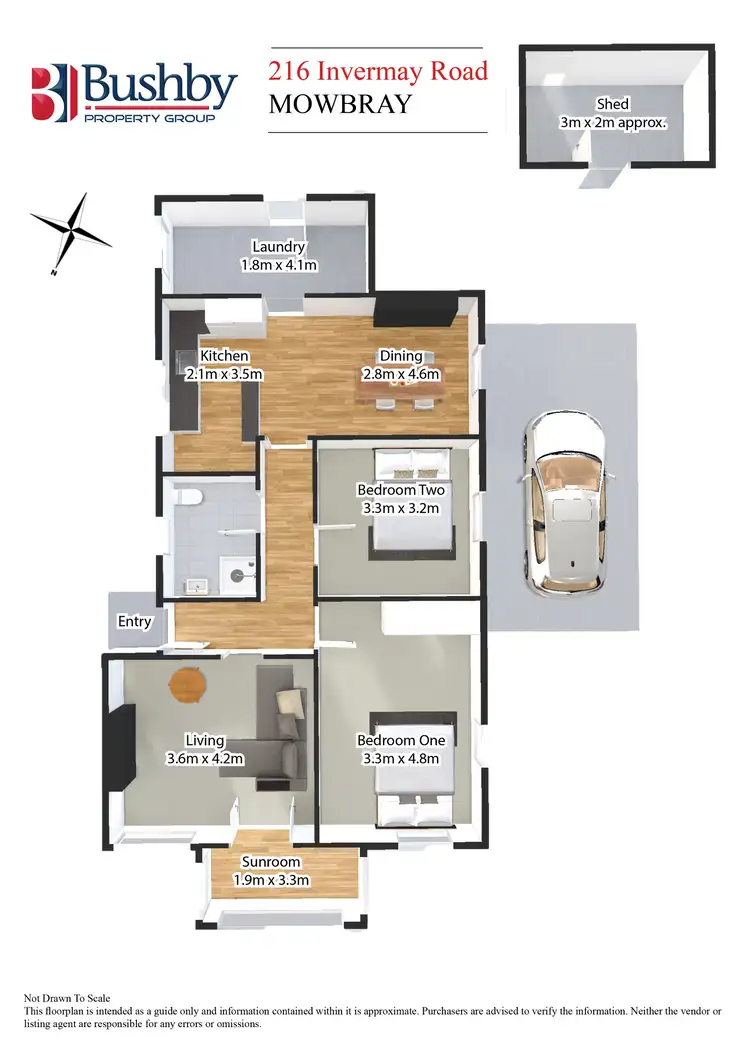 Floorplan of Homely house listing, 216 Invermay Road, Mowbray TAS 7248