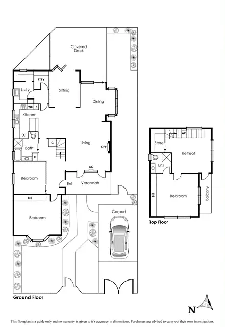 Floorplan of Homely house listing, 1/65 Whitmuir Road, Mckinnon VIC 3204