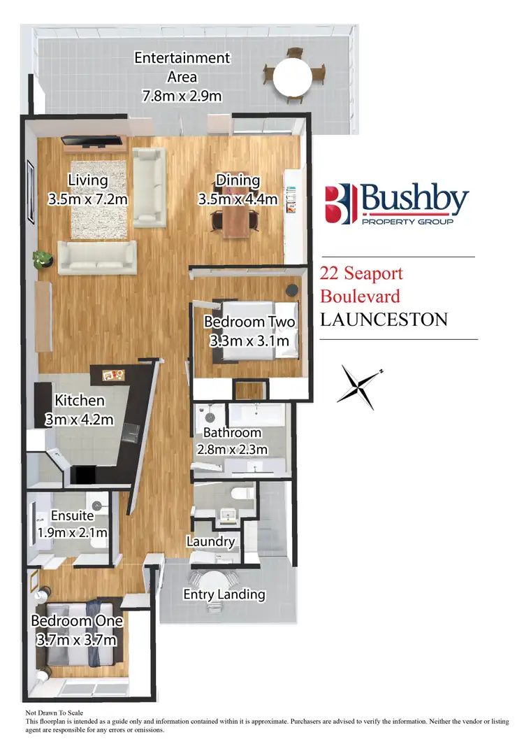 Floorplan of Homely townhouse listing, 22 Seaport Boulevard, Launceston TAS 7250