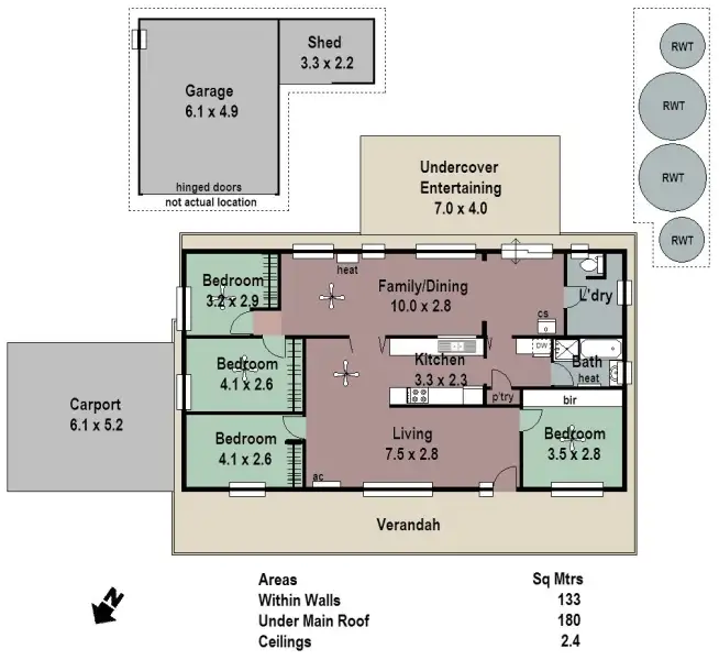 Floorplan of Homely house listing, 68 Onkaparinga Valley Road, Charleston SA 5244