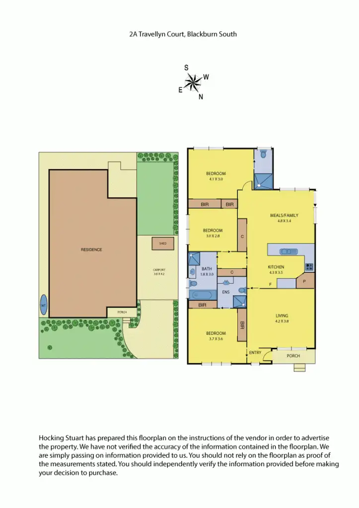 Floorplan of Homely house listing, 2A Travellyn Court, Blackburn South VIC 3130