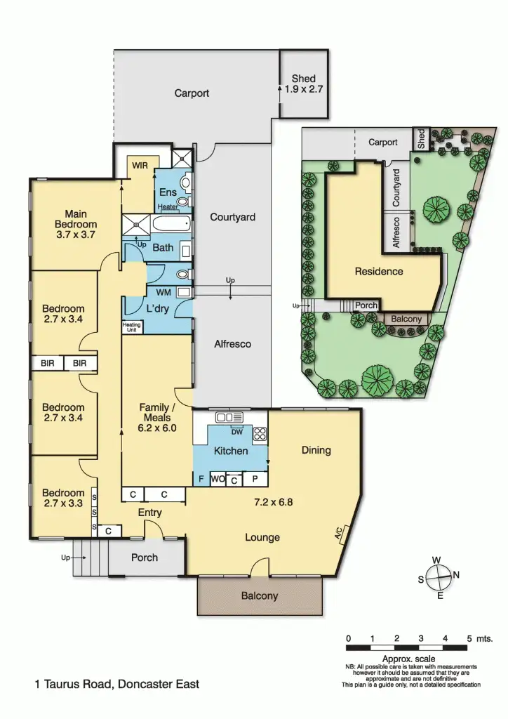 Floorplan of Homely house listing, 1 Taurus Road, Doncaster East VIC 3109