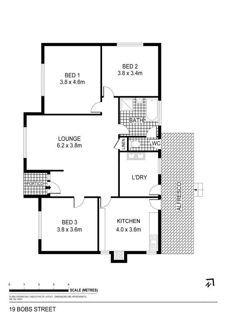 Floorplan of Homely house listing, 19 Bobs Street, Bendigo VIC 3550