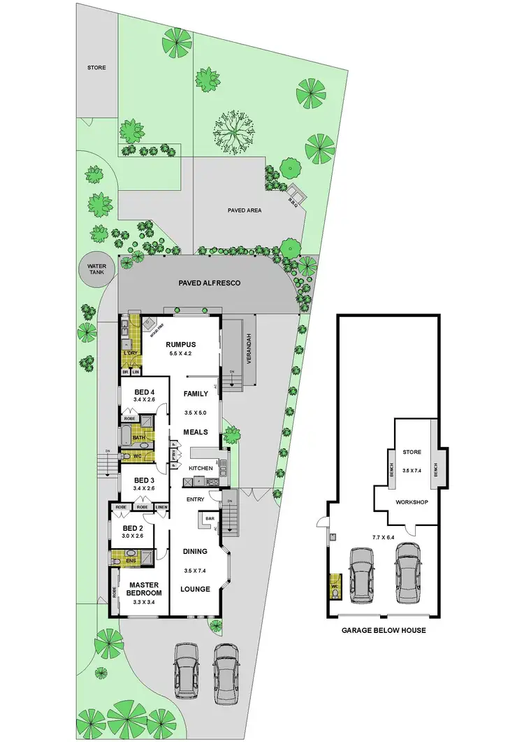 Floorplan of Homely house listing, 14 Duncan Court, Westmeadows VIC 3049