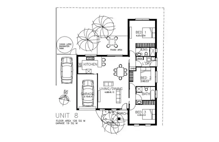 Floorplan of Homely villa listing, 8/95 Gibson Street, Goulburn NSW 2580