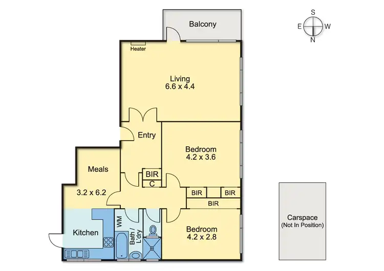 Floorplan of Homely unit listing, 1/98 Burke Road, Malvern East VIC 3145