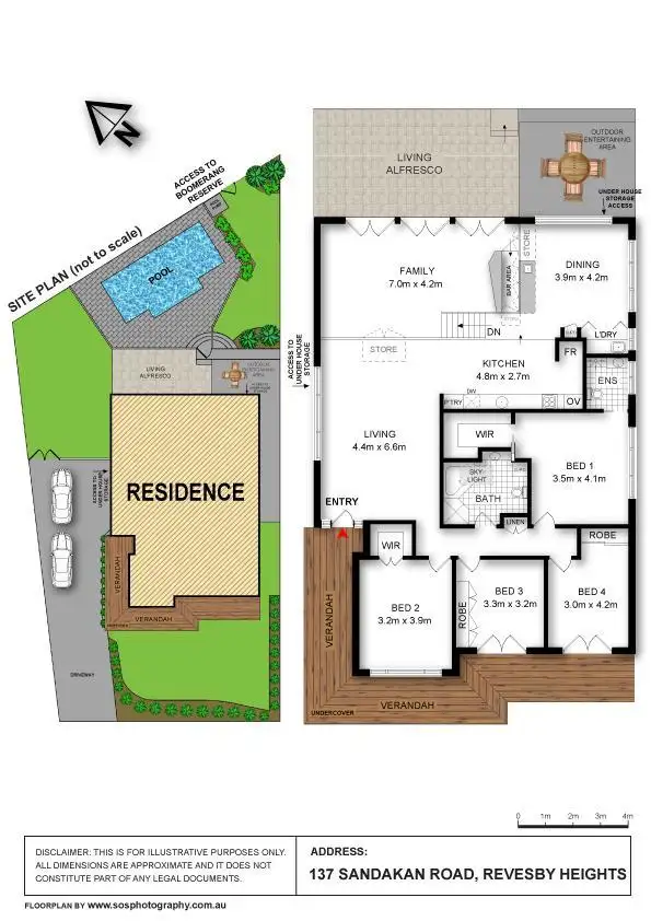 Floorplan of Homely house listing, 137 Sandakan Road, Revesby Heights NSW 2212