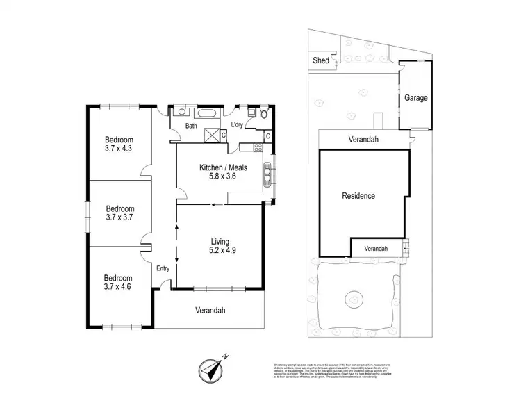 Floorplan of Homely house listing, 10 Morris Street, Reservoir VIC 3073