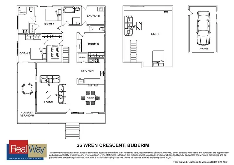 Floorplan of Homely house listing, 26 Wren Crescent, Buderim QLD 4556