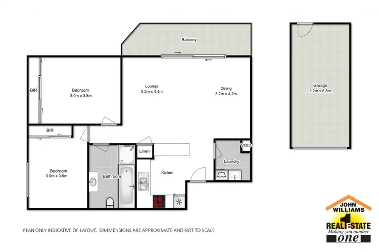 Floorplan of Homely unit listing, 113/2 Riverpark Drive, Liverpool NSW 2170