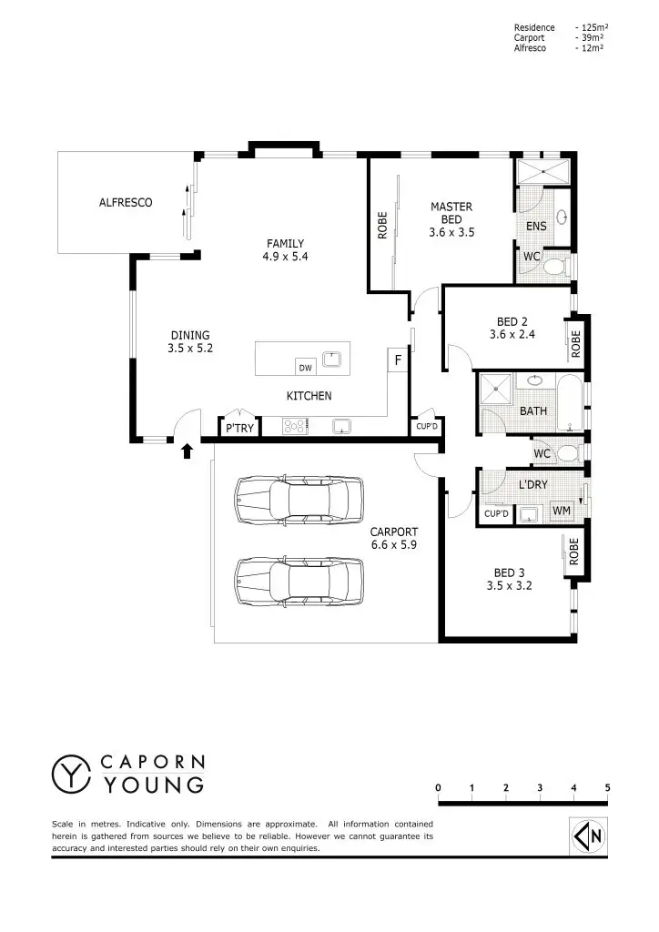 Floorplan of Homely house listing, 52a Bromley Road, Hilton WA 6163
