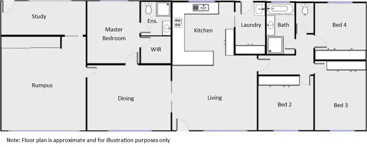 Floorplan of Homely house listing, 199 Avocat Avenue, Red Cliffs VIC 3496
