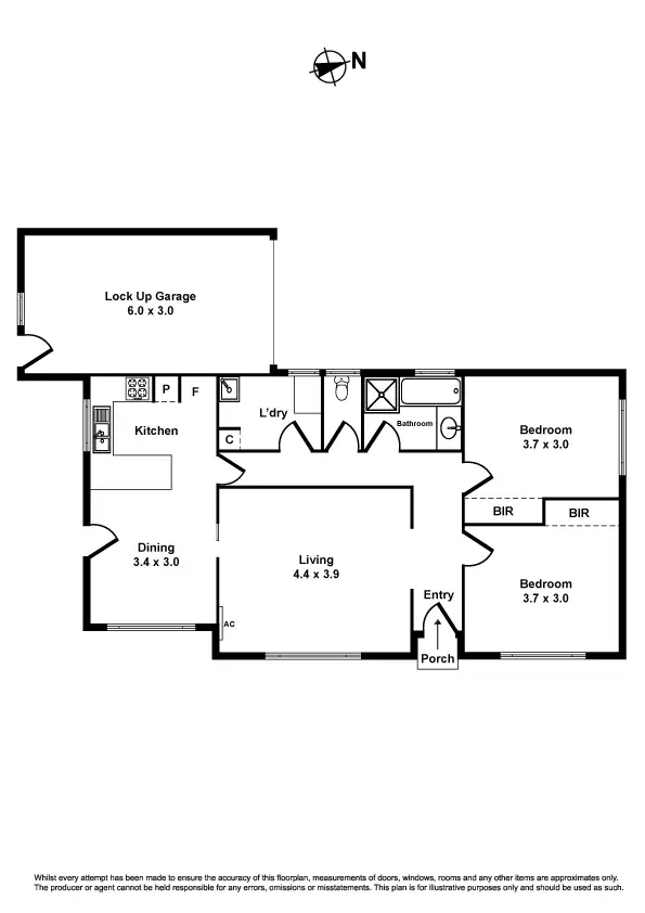 Floorplan of Homely unit listing, 5/36 Donald Street, Laverton VIC 3028