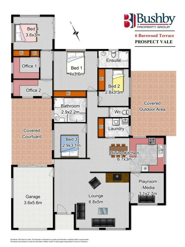 Floorplan of Homely house listing, 6 Burswood Terrace, Prospect Vale TAS 7250