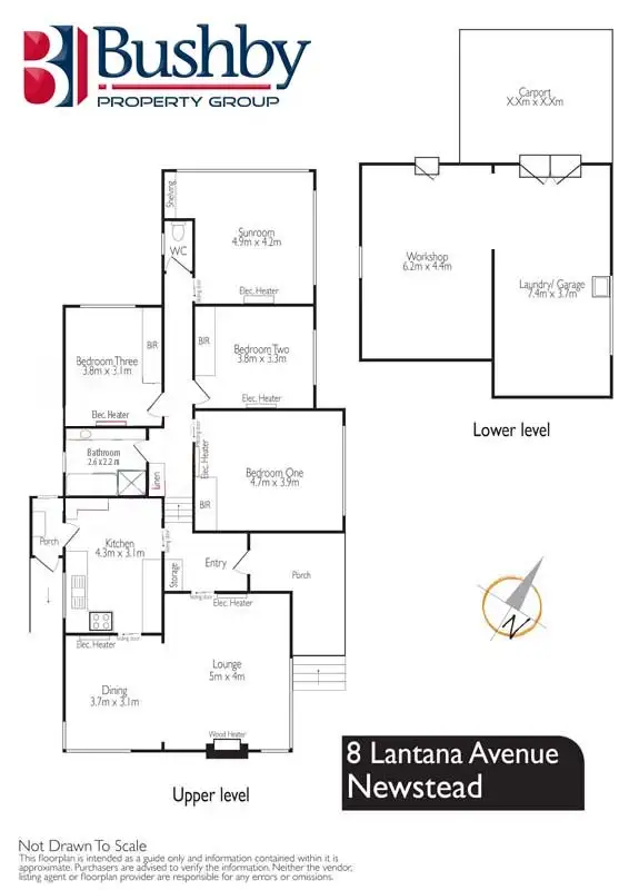 Floorplan of Homely house listing, 8 Lantana Avenue, Newstead TAS 7250