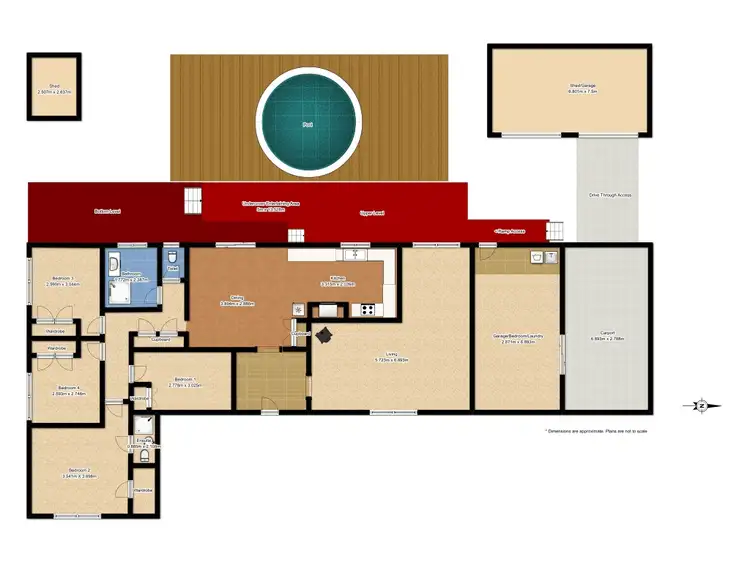 Floorplan of Homely house listing, 8 Sunset Drive, Junction Hill NSW 2460