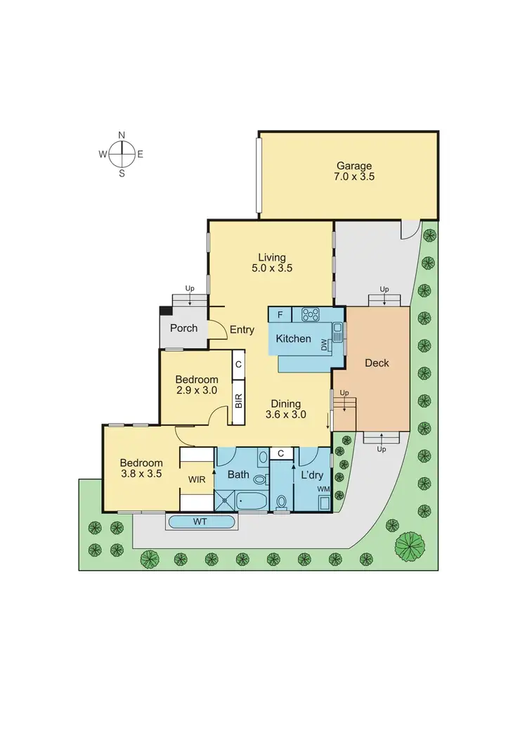 Floorplan of Homely unit listing, 2/10 Davison Street, Mitcham VIC 3132