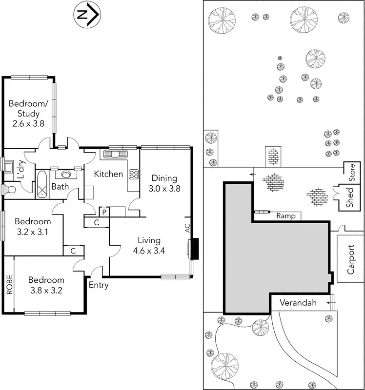 Floorplan of Homely house listing, 10 Stocks Avenue, Ashburton VIC 3147