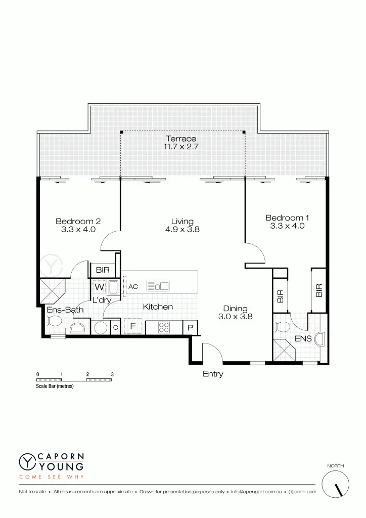Floorplan of Homely apartment listing, 39/59 Brewer Street, Perth WA 6000