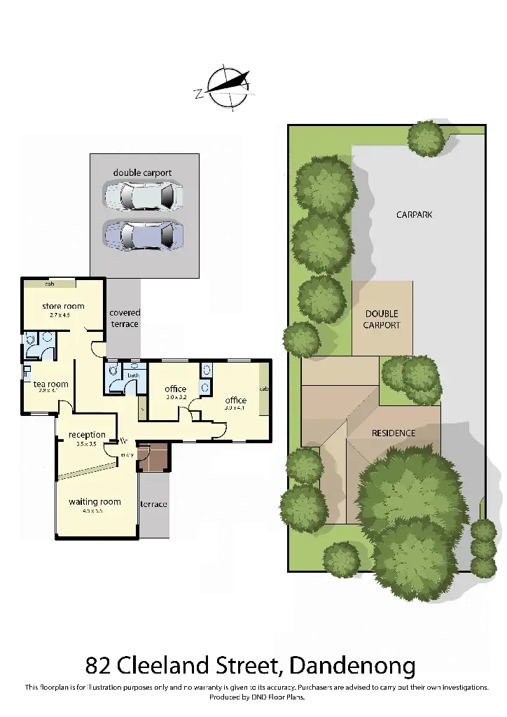 Floorplan of Homely house listing, 82 Cleeland Street, Dandenong VIC 3175