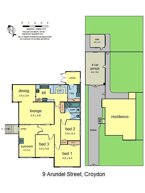 Floorplan of Homely house listing, 9 Arundel Street, Croydon VIC 3136
