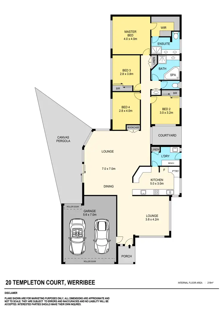 Floorplan of Homely house listing, 20 Templeton Court, Werribee VIC 3030