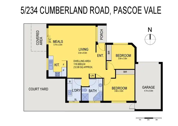 Floorplan of Homely unit listing, 5/234 Cumberland Road, Pascoe Vale VIC 3044