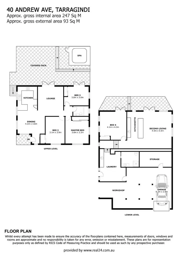 Floorplan of Homely house listing, 40 Andrew Avenue, Tarragindi QLD 4121
