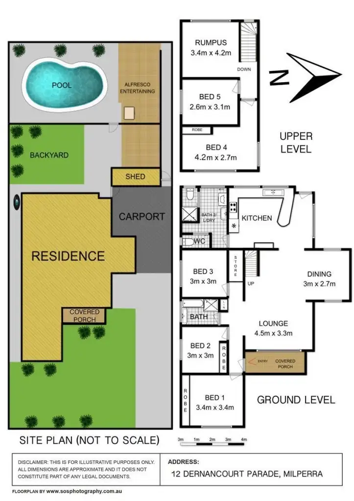 Floorplan of Homely house listing, 12 Dernancourt Parade, Milperra NSW 2214