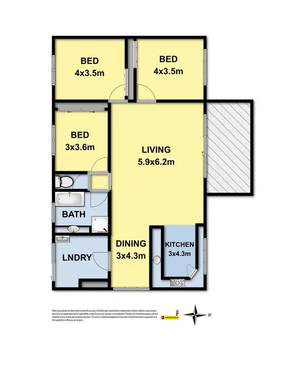 Floorplan of Homely house listing, 13 Anderson Street, Birregurra VIC 3242