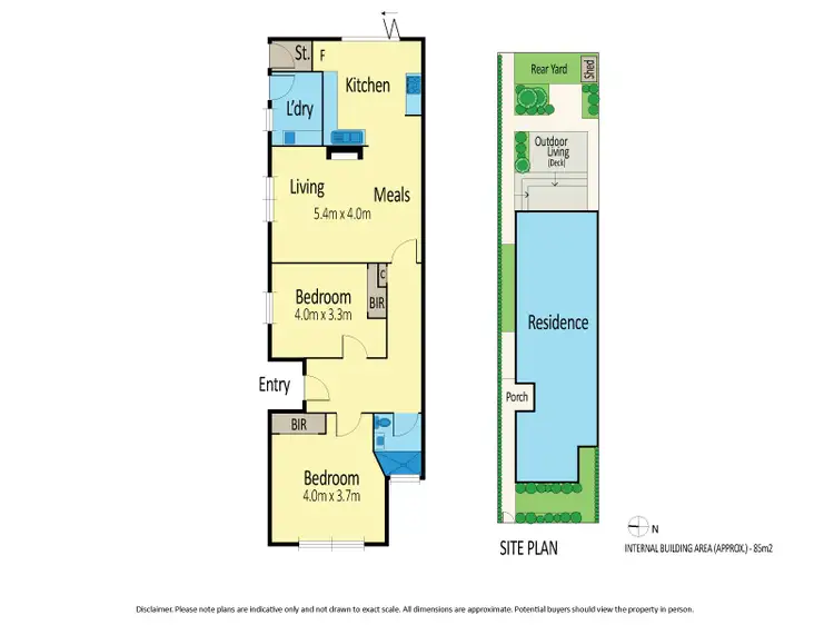 Floorplan of Homely house listing, 126 Princes Street, Flemington VIC 3031