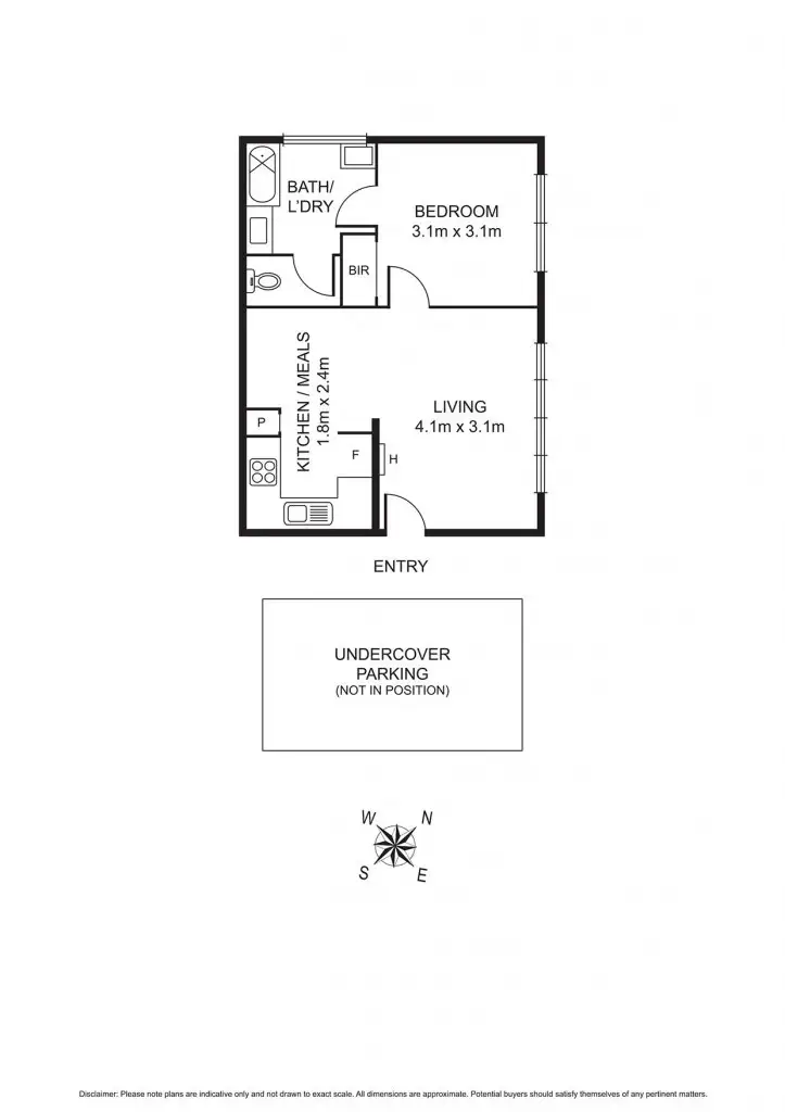 Floorplan of Homely apartment listing, 3/9 Ross Street, Coburg VIC 3058