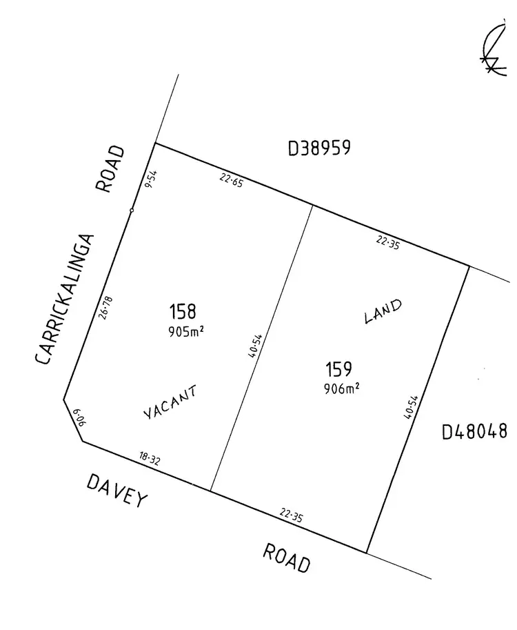 Floorplan of Homely land listing, LOT 159 Davey Road, Carrickalinga SA 5204