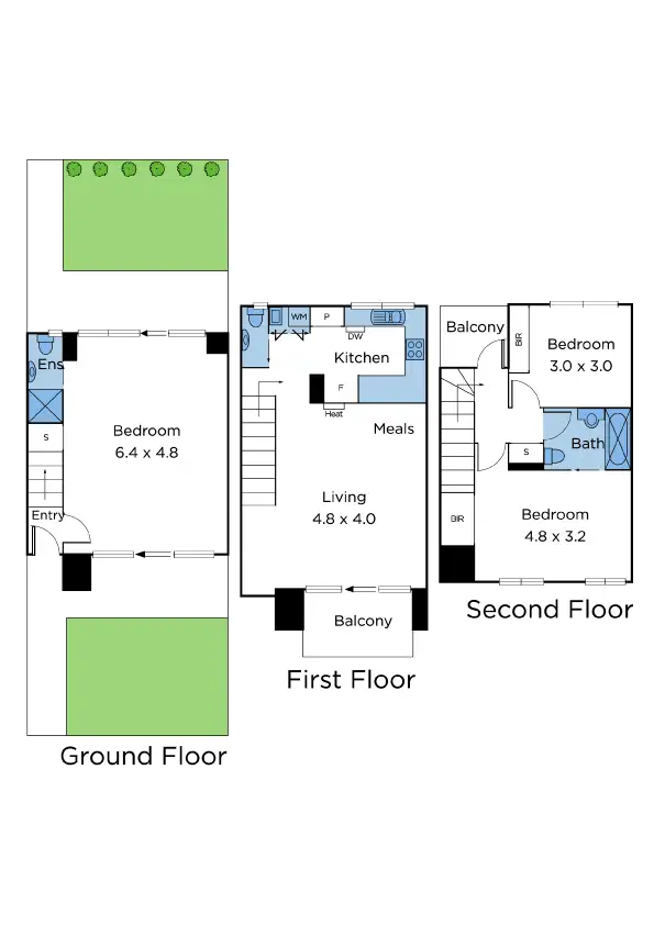 Floorplan of Homely house listing, 34 Wests Road, Maribyrnong VIC 3032