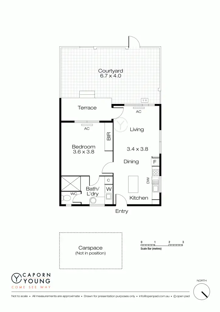 Floorplan of Homely apartment listing, 1/3 Currie Street, Jolimont WA 6014
