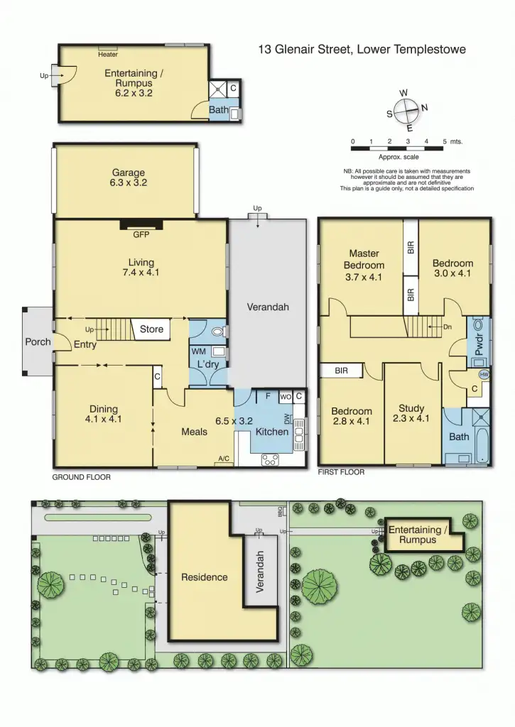 Floorplan of Homely house listing, 13 Glenair Street, Templestowe Lower VIC 3107
