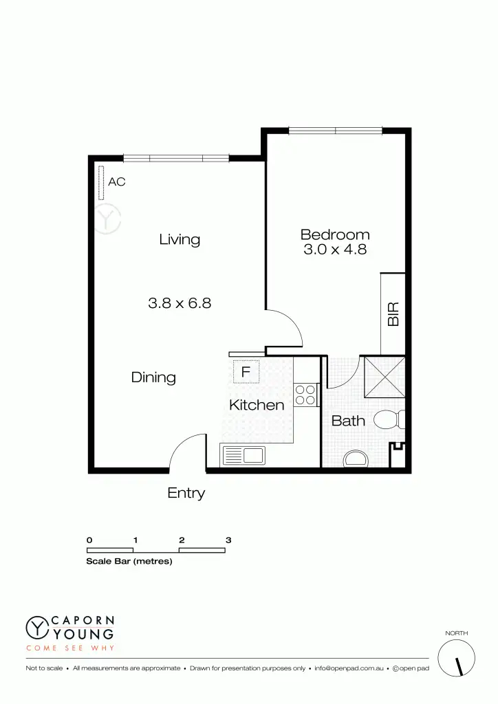 Floorplan of Homely apartment listing, 24/132 Mounts Bay Road, Perth WA 6000