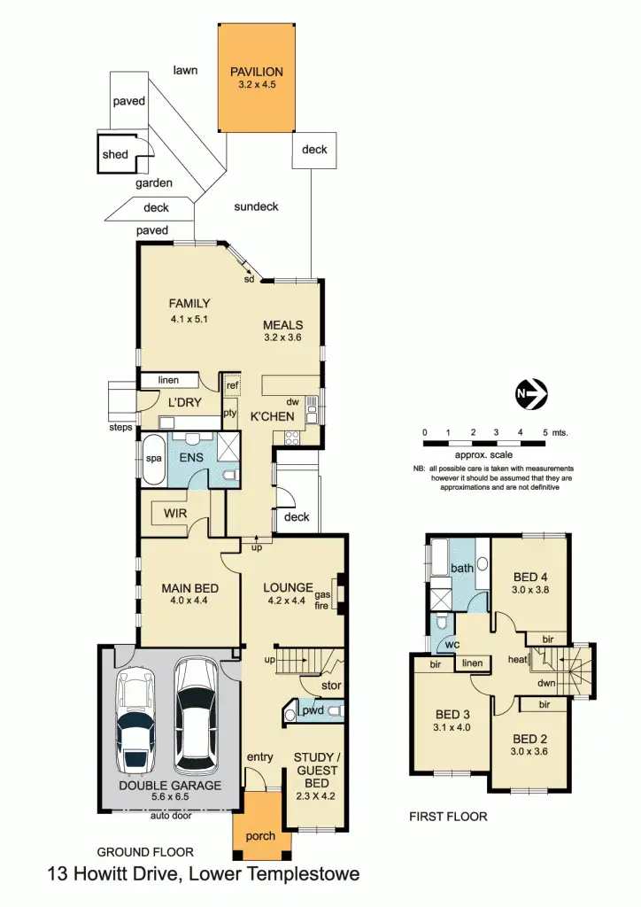 Floorplan of Homely house listing, 13 Howitt Drive, Templestowe Lower VIC 3107