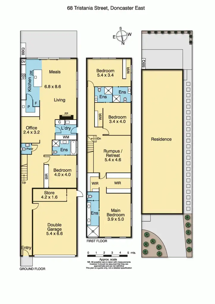 Floorplan of Homely house listing, 68 Tristania Street, Doncaster East VIC 3109