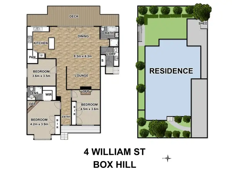 Floorplan of Homely house listing, 4 William Street, Box Hill VIC 3128