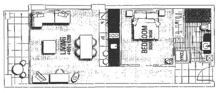 Floorplan of Homely apartment listing, 505/102 - 105 North Terrace, Adelaide SA 5000