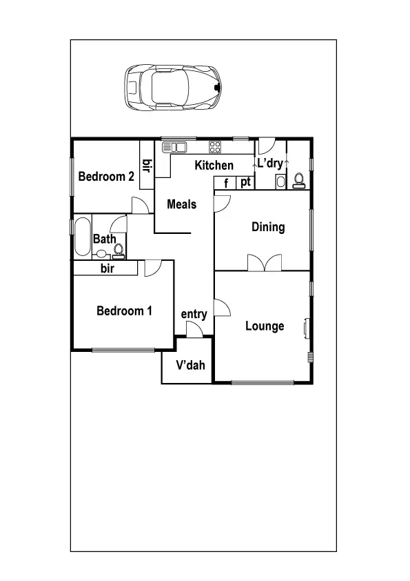 Floorplan of Homely house listing, 4 Pershing Street, Reservoir VIC 3073
