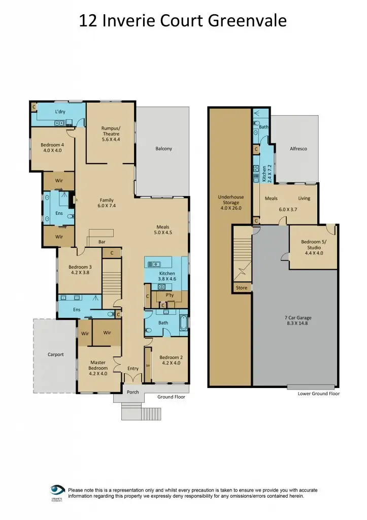 Floorplan of Homely house listing, 12 Inverie Court, Greenvale VIC 3059