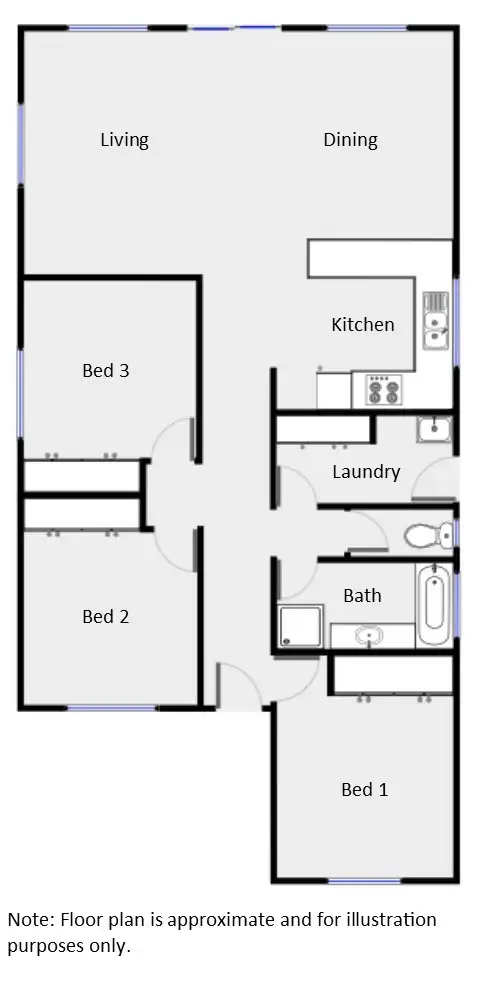 Floorplan of Homely house listing, 4 Stamford Court, Buronga NSW 2739