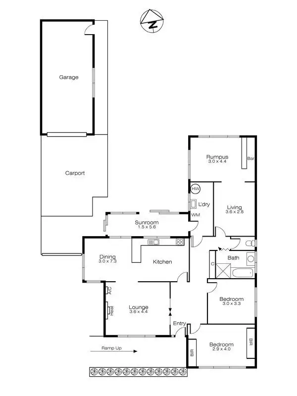 Floorplan of Homely house listing, 24 Ivanhoe Street, Wendouree VIC 3355