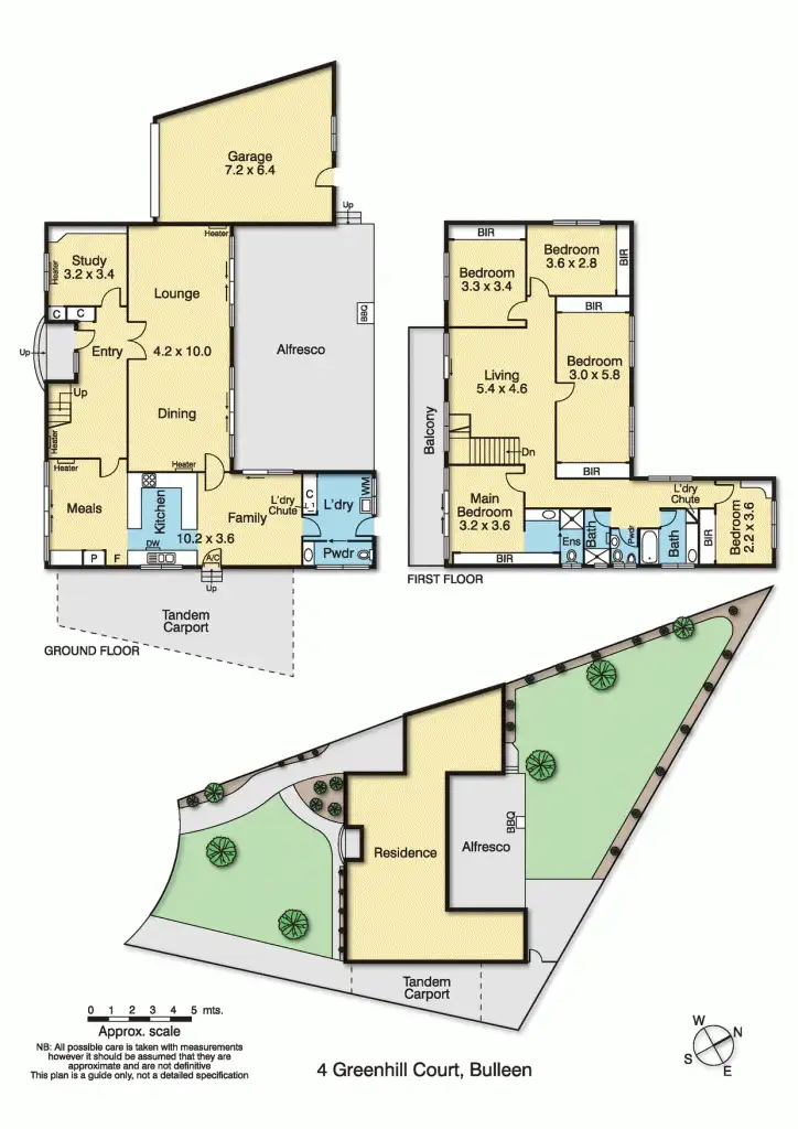 Floorplan of Homely house listing, 4 Greenhill Court, Bulleen VIC 3105