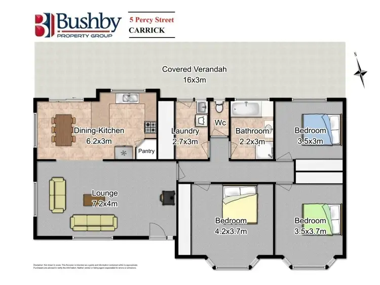 Floorplan of Homely house listing, 5 Percy Street, Carrick TAS 7291